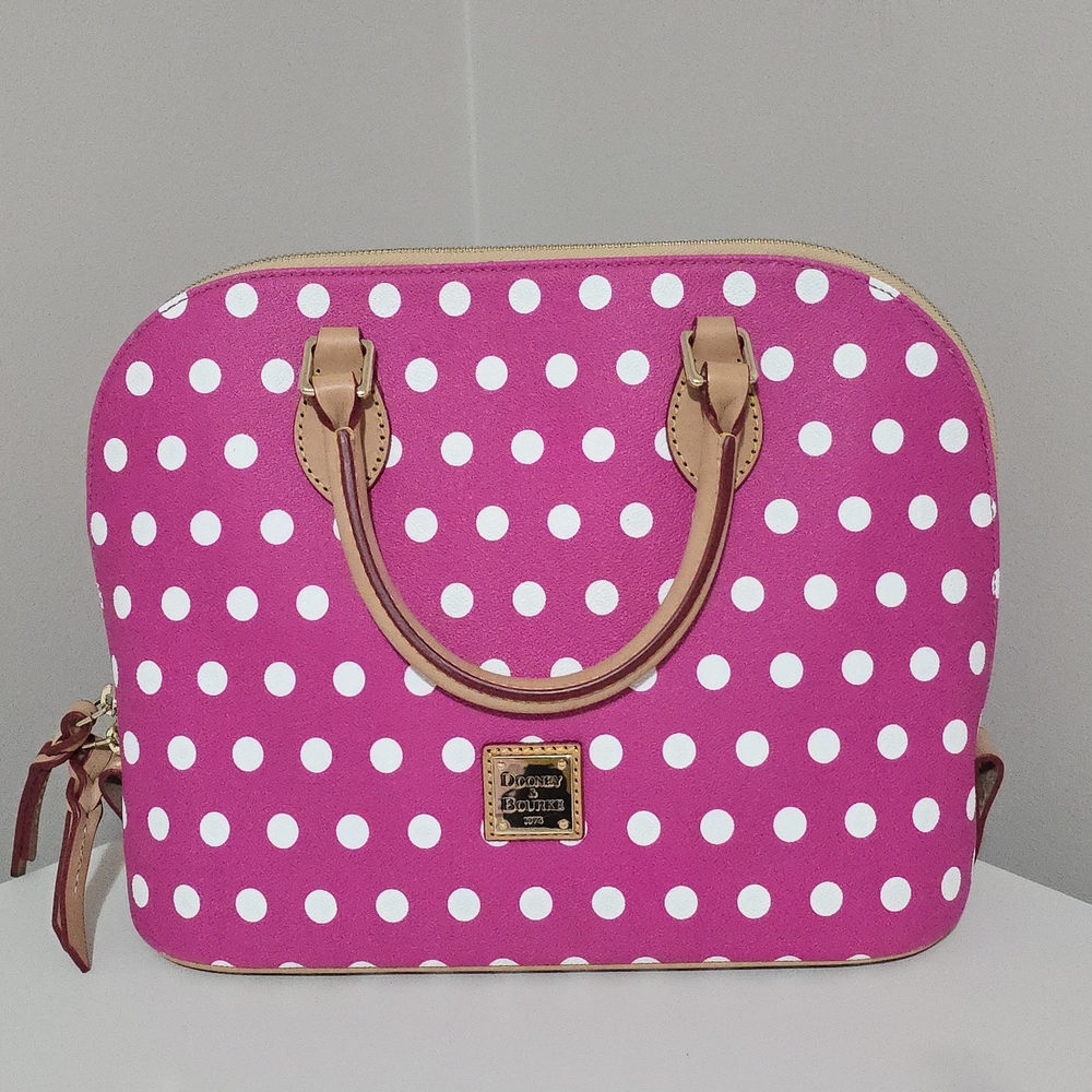 Pink Polka Dot Handbag